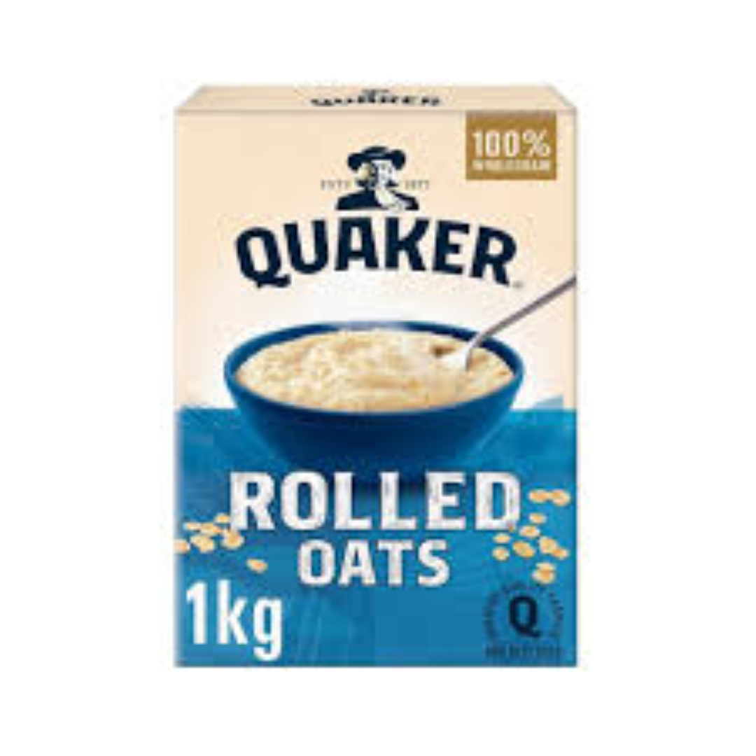 QUAKER OATS  ROLLED 1KG